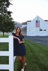 Americana Navy Dress