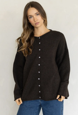 Chocolate Heart Cardigan