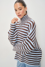 Zara Striped Sweater Jacket
