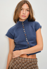 Keepsake Knit Navy Top