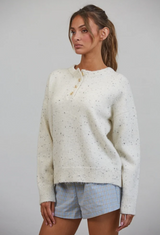 Honey Henley Sweater