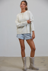 Honey Henley Sweater