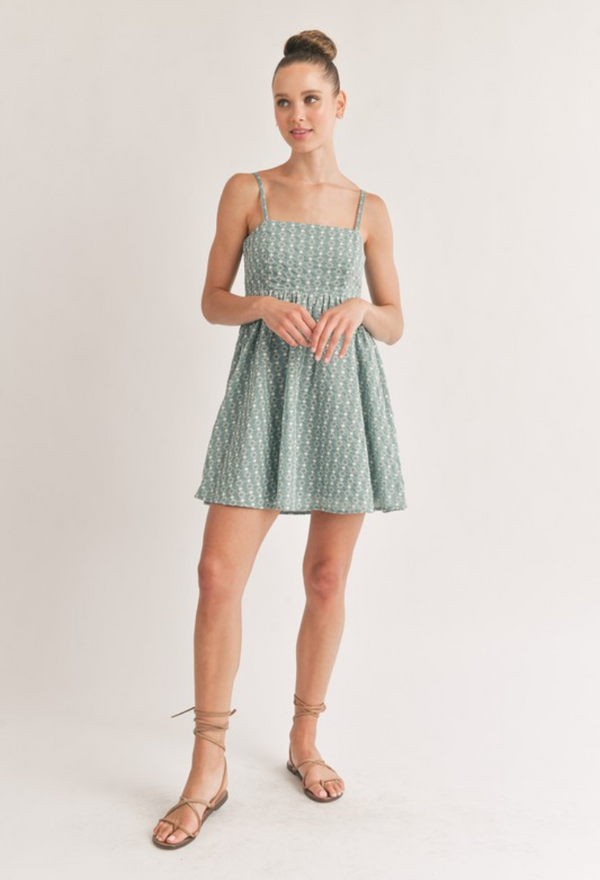 Seafoam Mini Dress