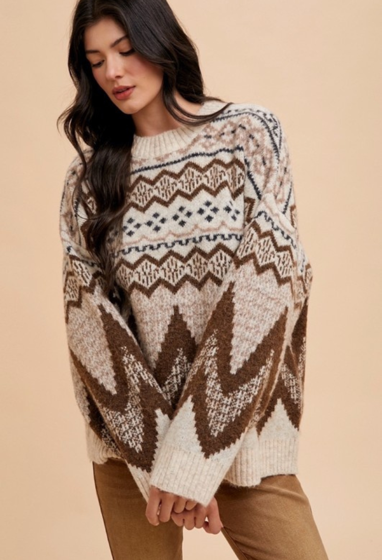 Fair Isle Hugs Sweater