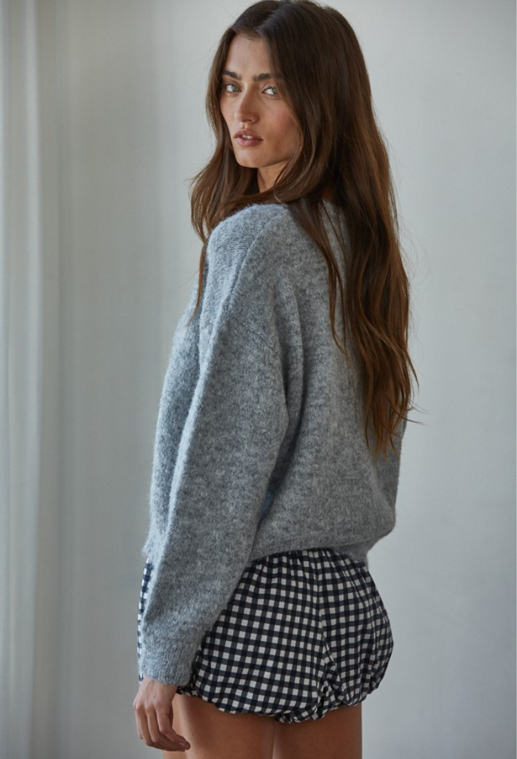 The Boston Gray Cardigan