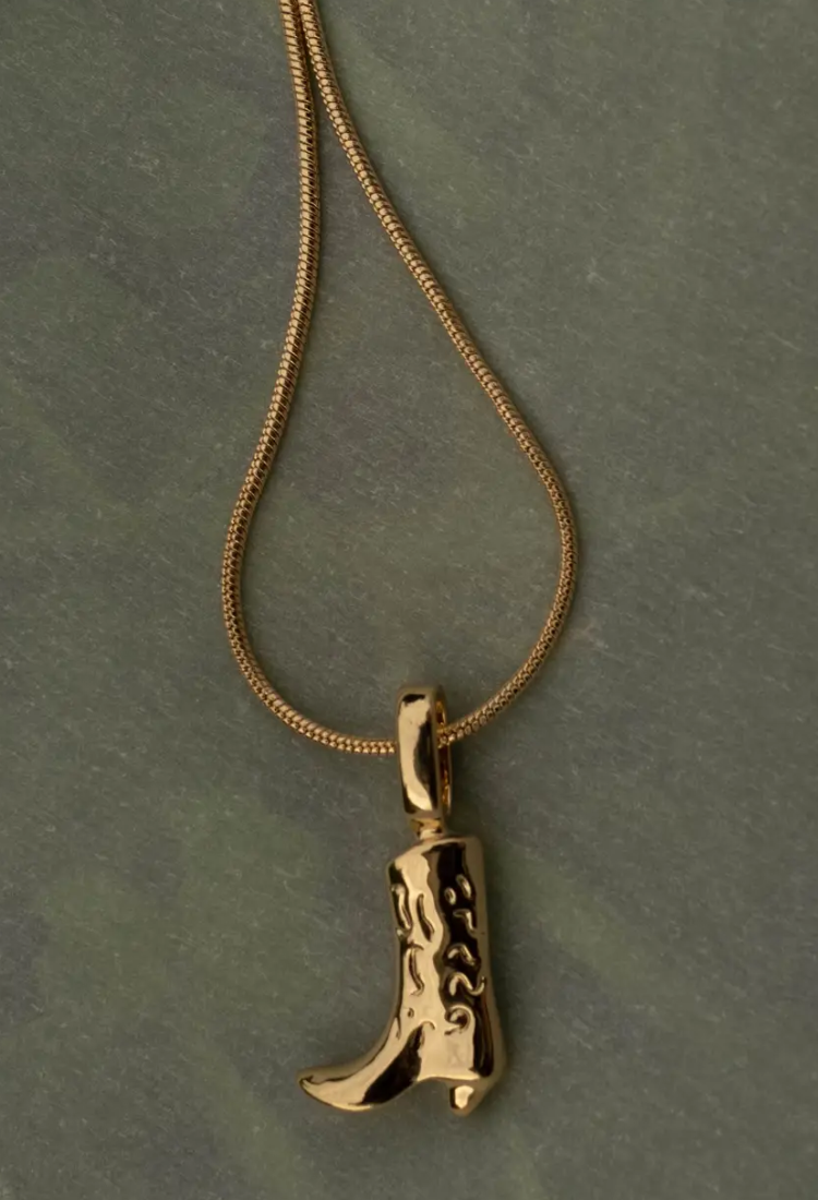 Gold Cowgirl Necklace