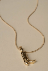 Gold Cowgirl Necklace