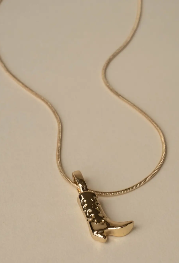 Gold Cowgirl Necklace