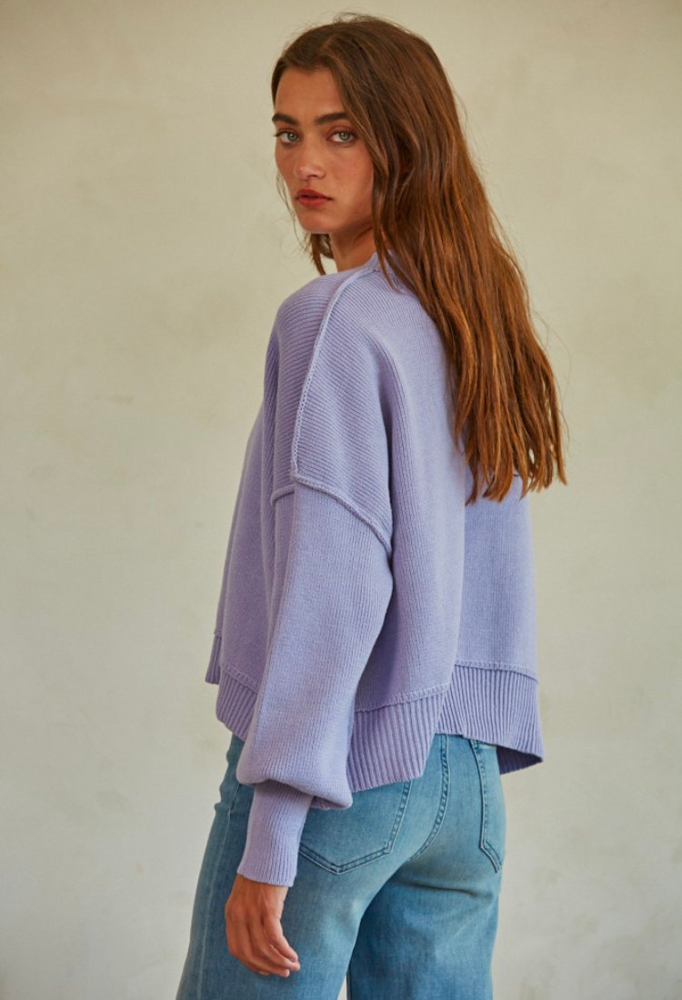 Up North Lavender Sweater