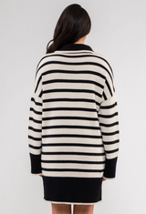 City Stripes Sweater Dress