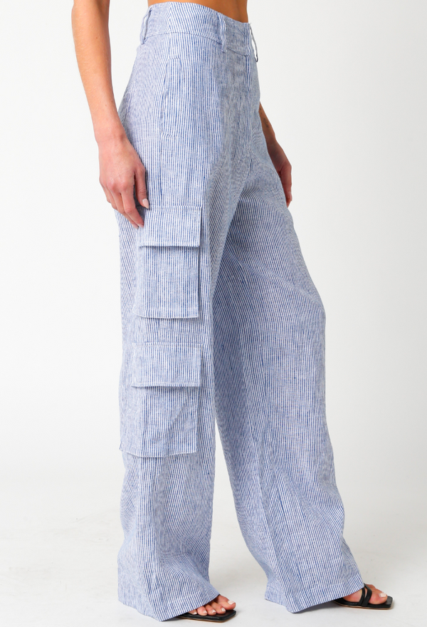 Maine Linen Cargo Pants