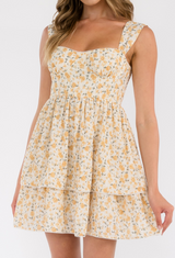 Canary Corset Mini Dress