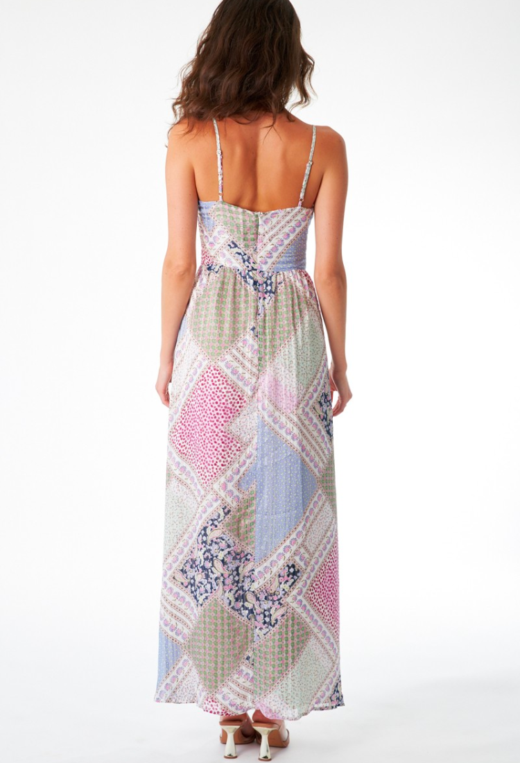 Paisley Patchwork Maxi Dress
