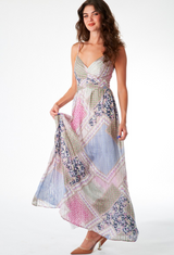 Paisley Patchwork Maxi Dress