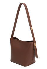 Irina Espresso Recycled Vegan Shoulder Bag