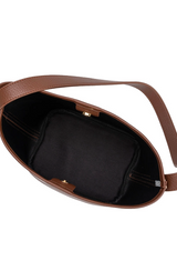 Irina Espresso Recycled Vegan Shoulder Bag