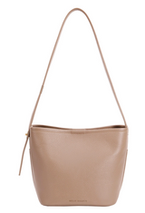 Irina Taupe Recycled Vegan Shoulder Bag
