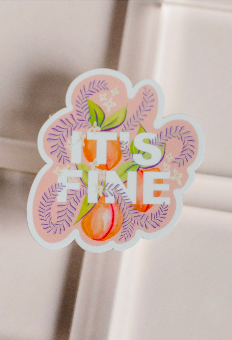 It’s Fine Holographic Sticker