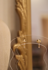Mini Star Layered Drop Earrings
