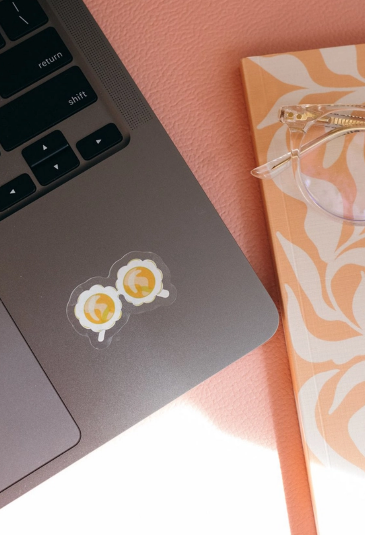 Transparent Sunny Daisies Sticker