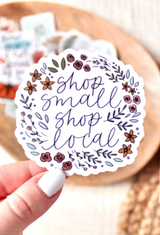 Shop Small Shop Local Sticker