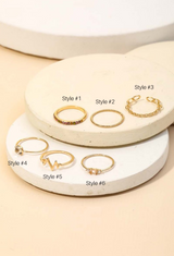 Oh So Chic Rings