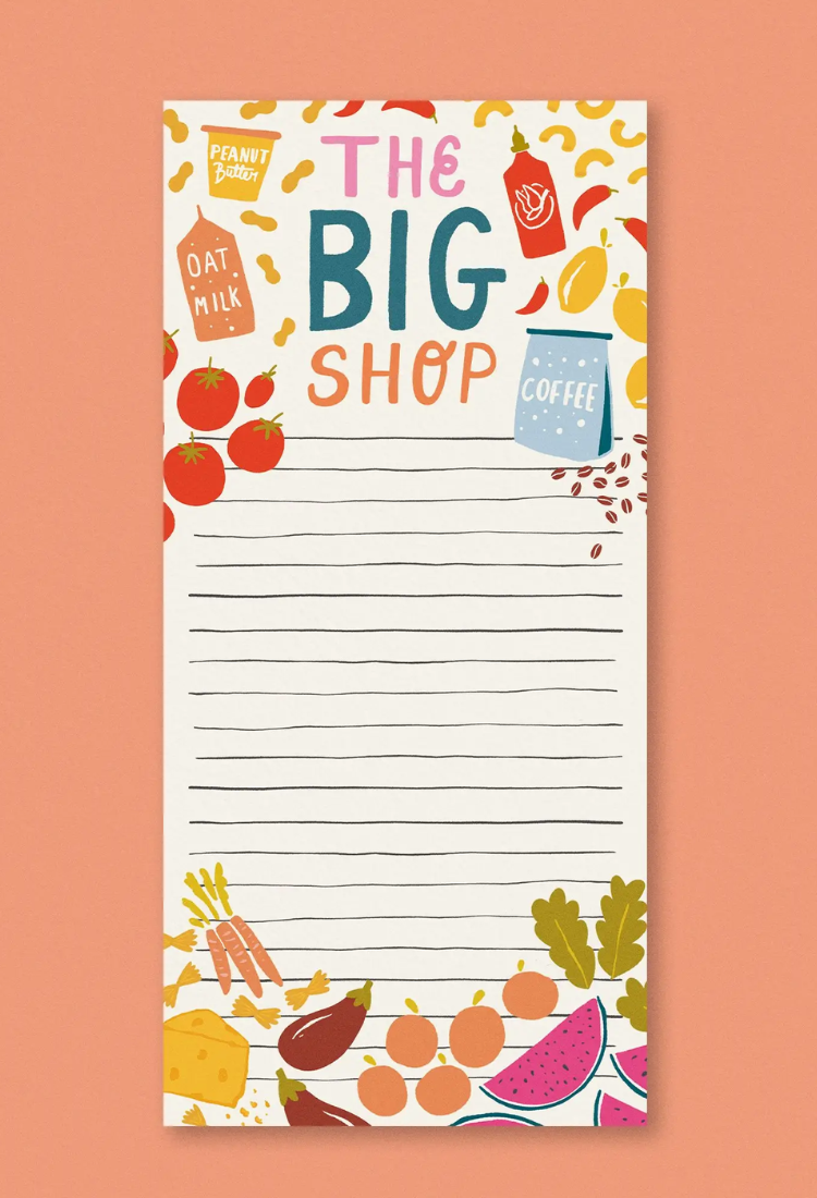 The Big Shop List Pad