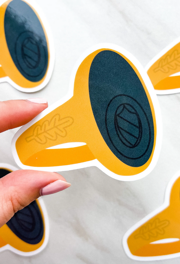Meredith Onyx Sticker | Meredith College Inspired Sticker