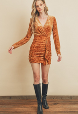 Pumpkin Spice Mini Dress