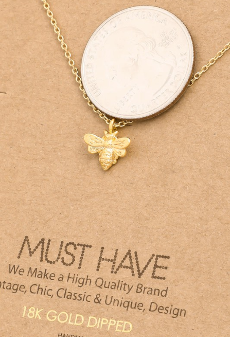 Honey Bee Necklace