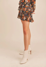 Marigold Floral Skirt