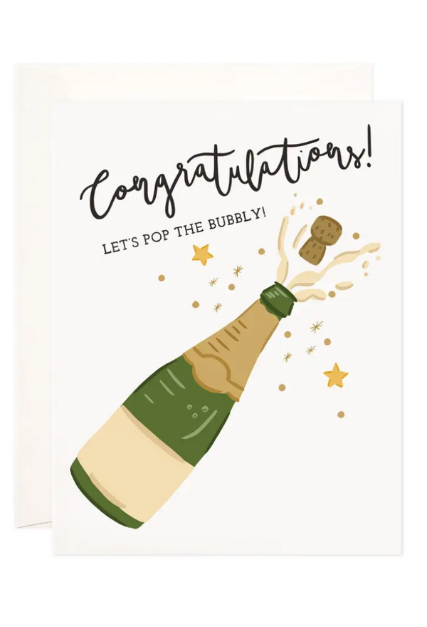 Bubbly Congrats Greeting Card
