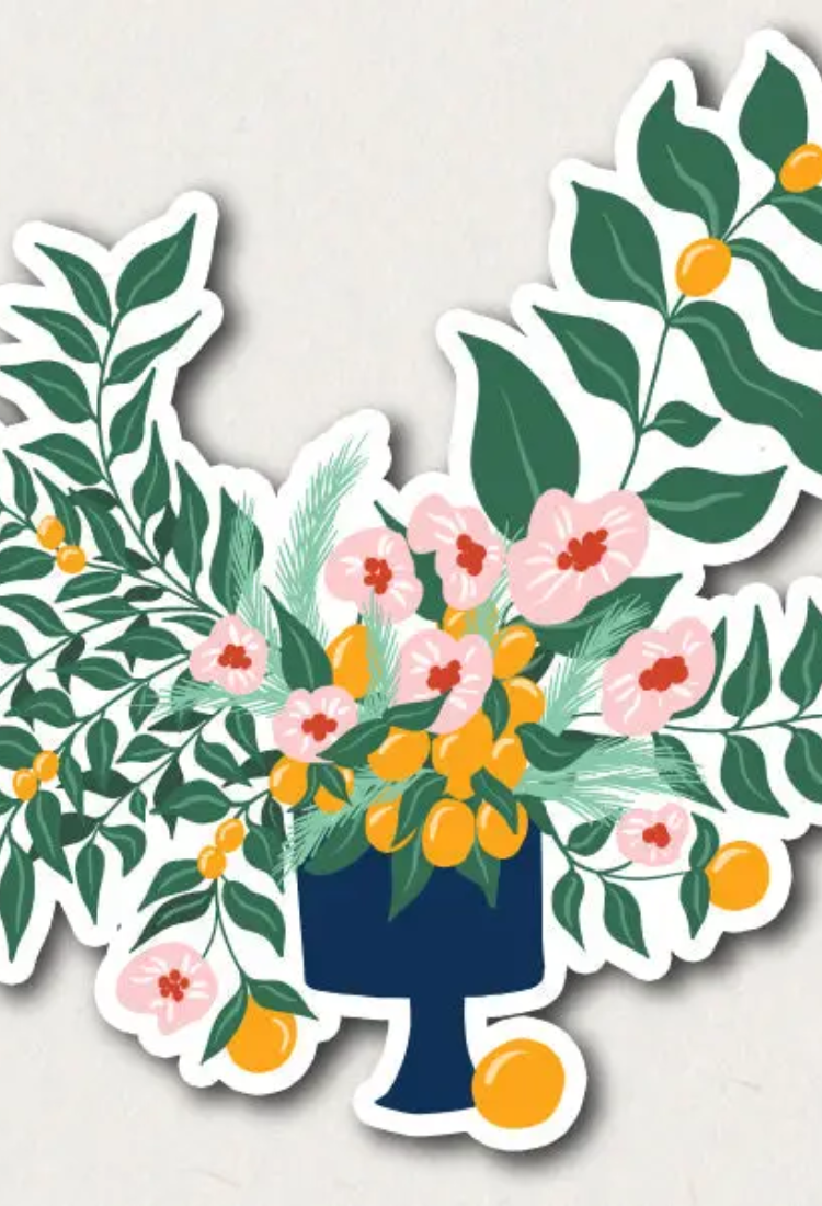 Oranges Bouquet Sticker