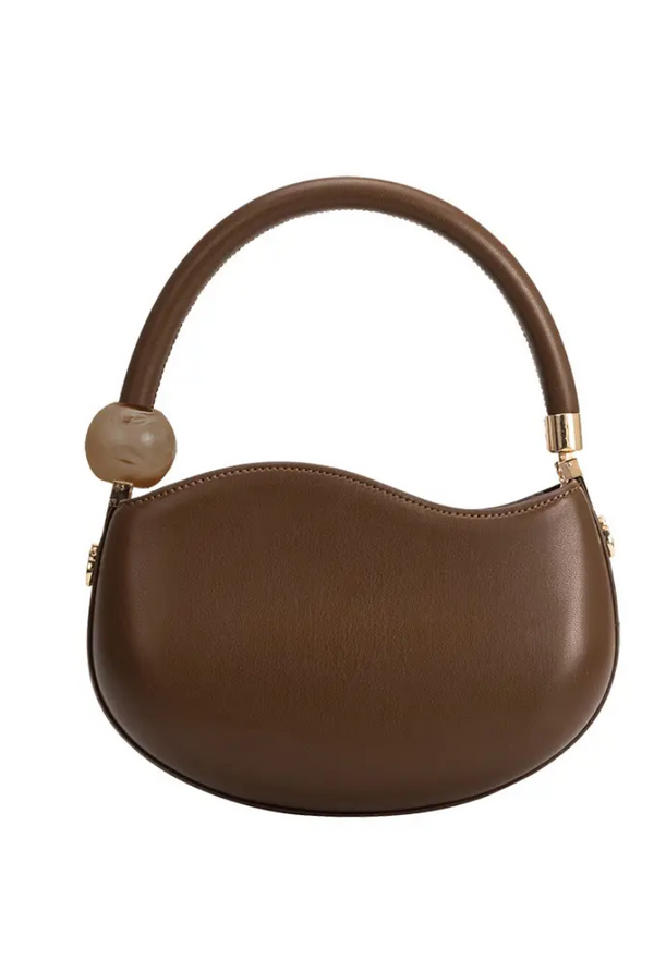 Jennie Recycled Vegan Crossbody Bag in Chocolate