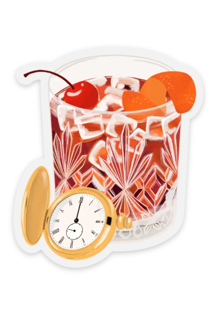 Taylor Swift Inspired Clear Old Fashioned Sticker