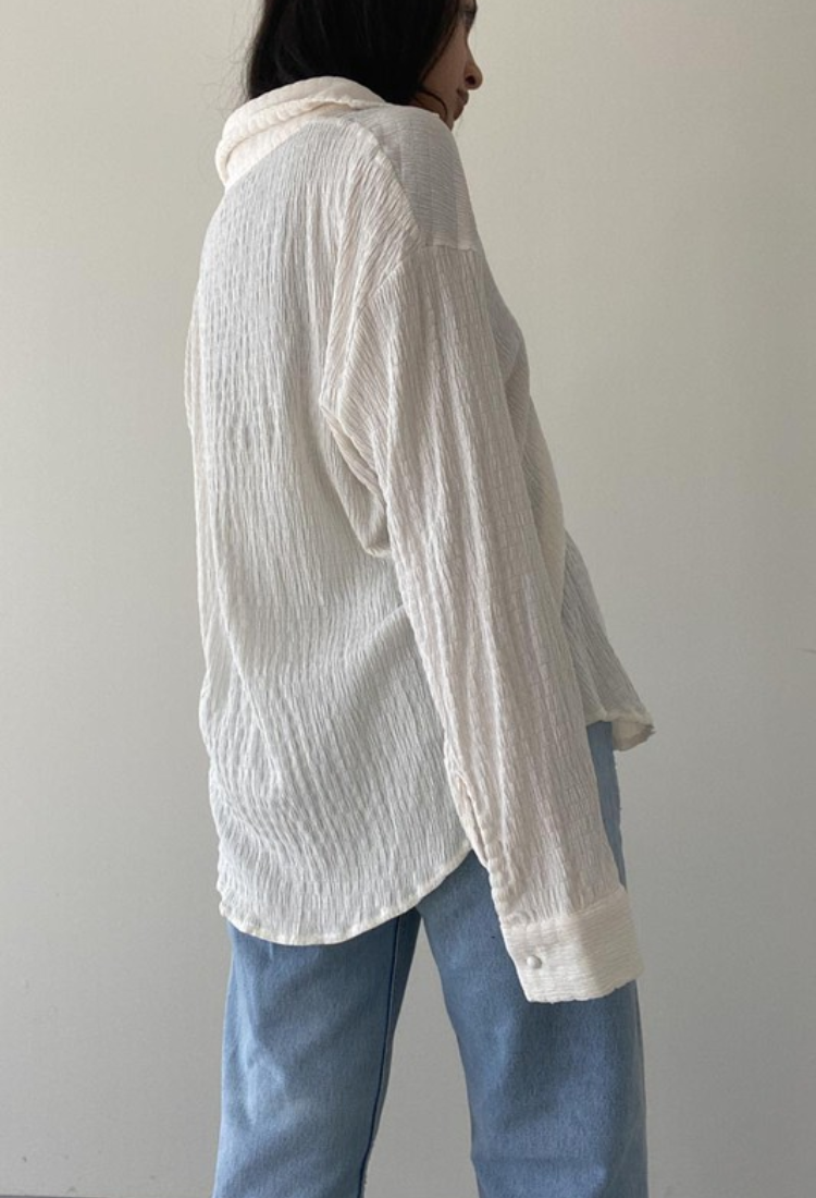 Casablanca Crinkled Blouse
