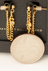 Gold Chain Link Earrings