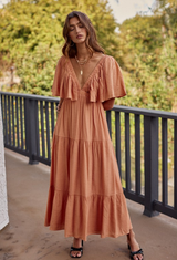 Apricot Vision Maxi Dress