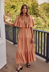 Apricot Vision Maxi Dress
