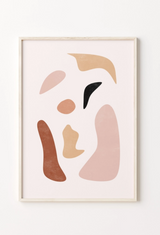 Abstract Organic Shapes Print